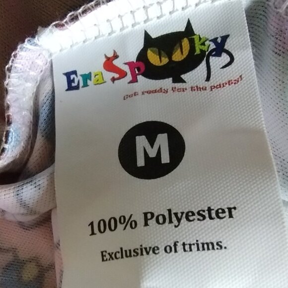 Hippie (M) Fringed Flower Child Adult Costume Outfit - Picture 8 of 10